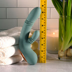 Evolved Rub Me Tender - Rechargeable Gyrating Thrusting Rabbit Vibrator > Vibrators > Ladies > Rabbit