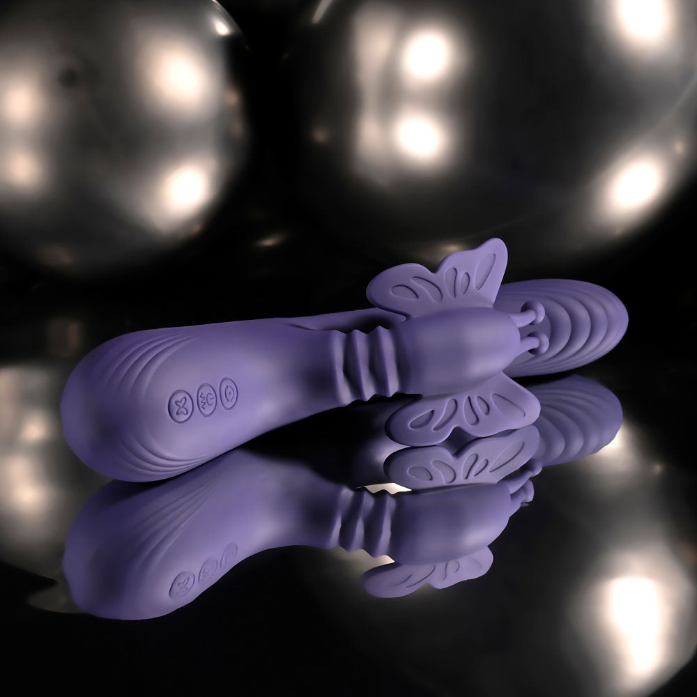 Evolved Wings Of Frenzy – Rechargeable Multi-Motor Butterfly Vibrator > Sex Toys For Ladies > Clitoral Vibrators and Stimulators