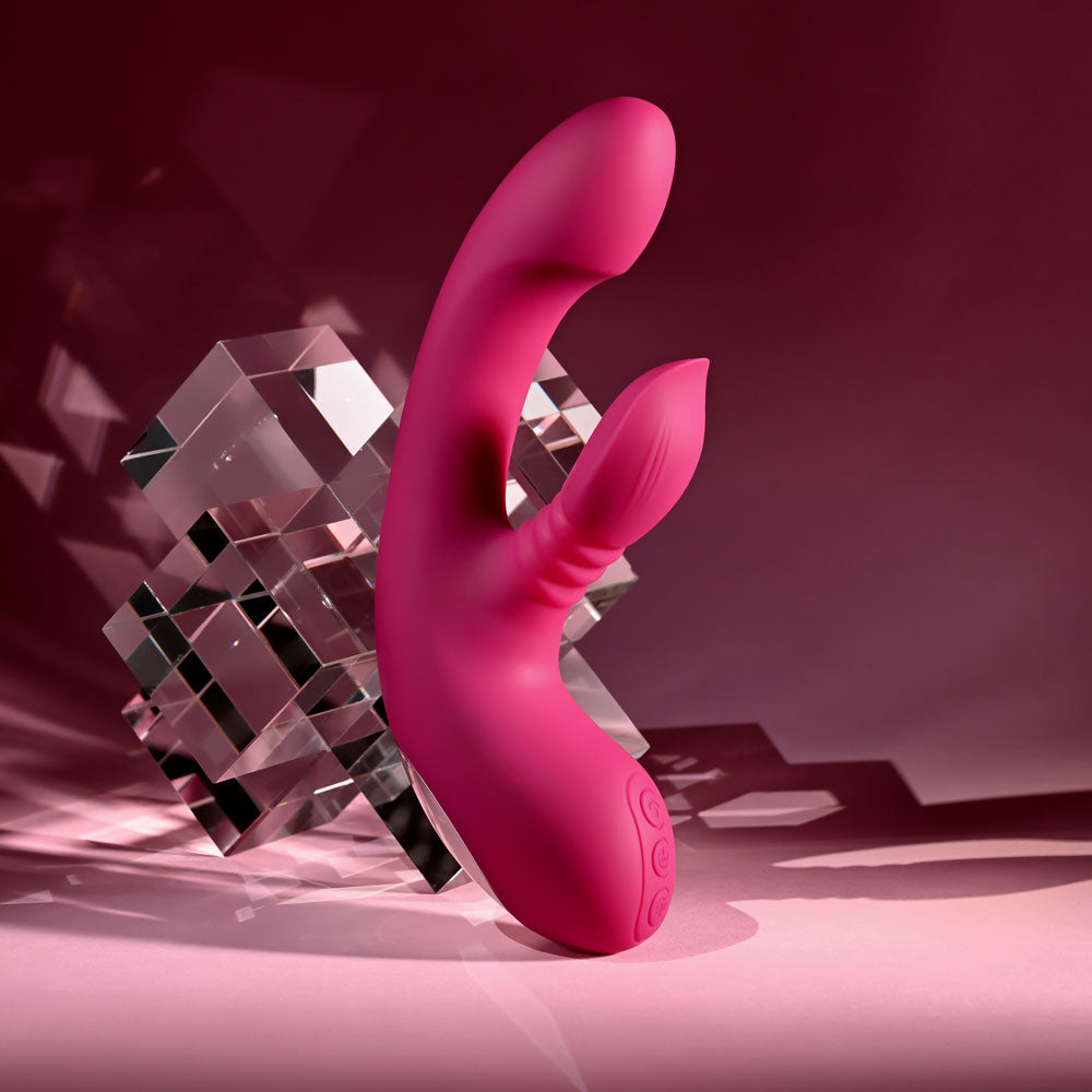Evolved GENTLE PERSUASION - 20 cm USB Rechargeable Rabbit Vibrator > Vibrators > Ladies > Rabbit