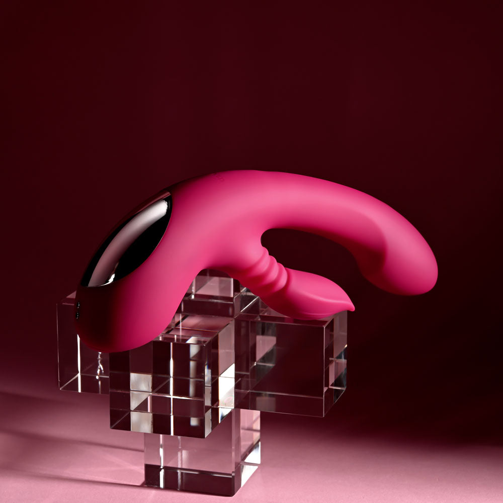 Evolved GENTLE PERSUASION - 20 cm USB Rechargeable Rabbit Vibrator > Vibrators > Ladies > Rabbit