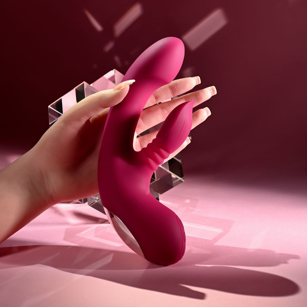 Evolved GENTLE PERSUASION - 20 cm USB Rechargeable Rabbit Vibrator > Vibrators > Ladies > Rabbit