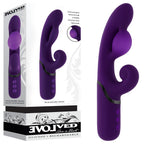 Evolved Pleasure Puff – USB Rechargeable Inflatable 24.1 cm Rabbit Vibrator Purple > Vibrators > Ladies > Rabbit Multi