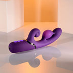Evolved Pleasure Puff – USB Rechargeable Inflatable 24.1 cm Rabbit Vibrator > Vibrators > Ladies > Rabbit Multi