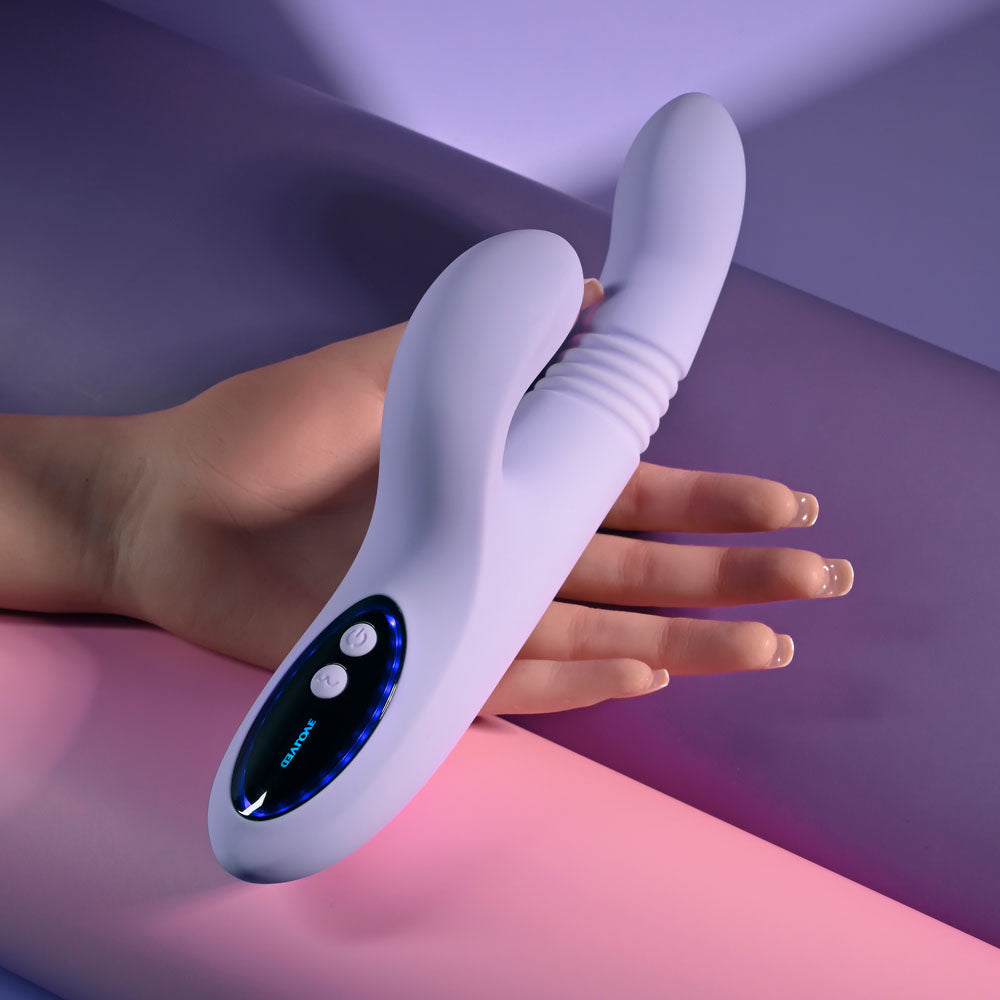 Evolved Pep Talk – USB Rechargeable Thrusting Vibrator with Clitoral Stimulator > Vibrators > Ladies > Rabbit