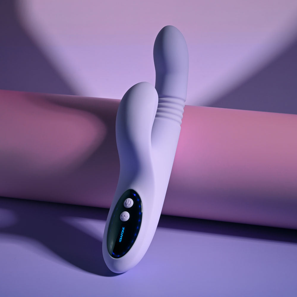 Evolved Pep Talk – USB Rechargeable Thrusting Vibrator with Clitoral Stimulator > Vibrators > Ladies > Rabbit