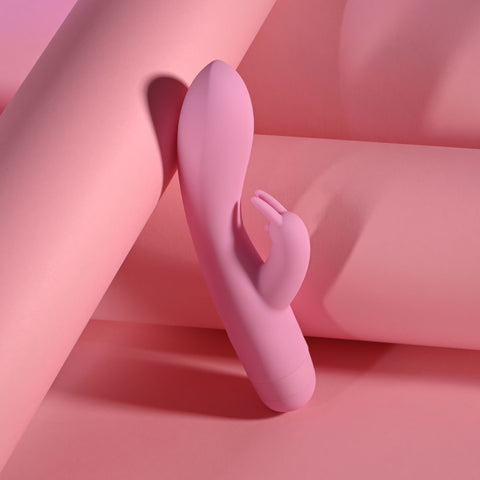 Evolved Cushy Bunny – USB Rechargeable Rabbit Vibrator 19.1 cm > Vibrators > Ladies > Rabbit