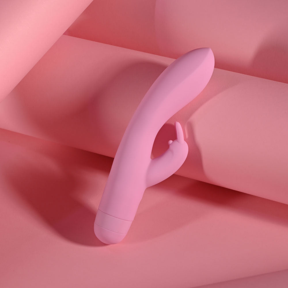 Evolved Cushy Bunny – USB Rechargeable Rabbit Vibrator 19.1 cm > Vibrators > Ladies > Rabbit