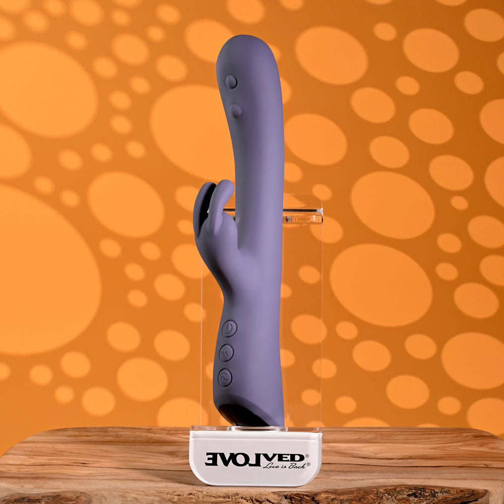Evolved Poppin Good Time – 20 cm USB Rechargeable Rabbit Vibrator Secondary image