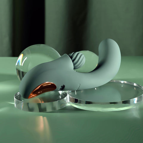 Evolved SPIRAL CHARM - 18 cm USB Rechargeable Rabbit Vibrator > Vibrators > Ladies > Rabbit