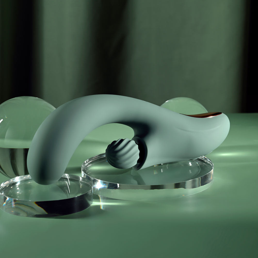 Evolved SPIRAL CHARM - 18 cm USB Rechargeable Rabbit Vibrator > Vibrators > Ladies > Rabbit