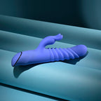 Evolved KNOCK KNOCK - 22.9 cm USB Rechargeable Rabbit Vibrator with Flicking Head > Vibrators > Ladies > Rabbit