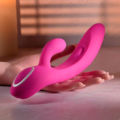 Evolved G-Tapper – USB Rechargeable Rabbit Vibrator with Dual Motors and Flexible G-Spot Shaft > Vibrators > Ladies > Rabbit