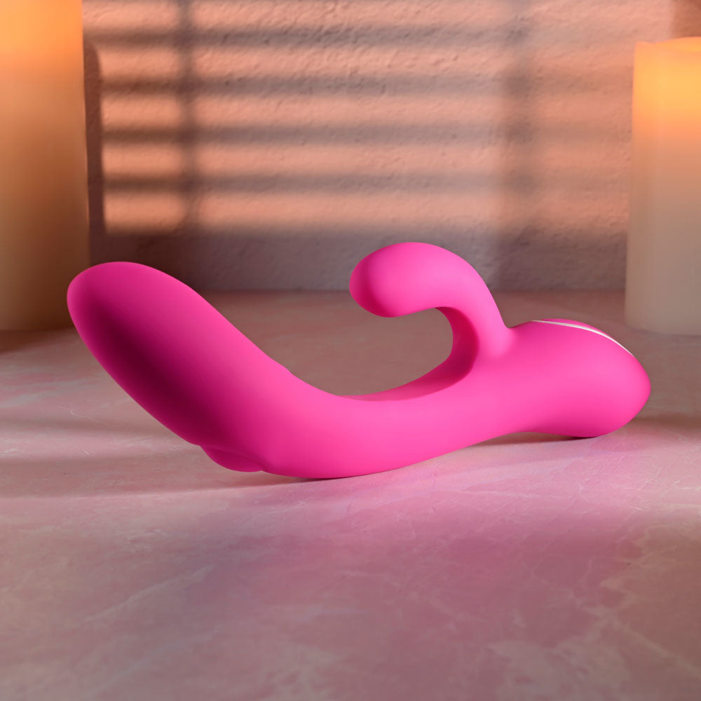 Evolved G-Tapper – USB Rechargeable Rabbit Vibrator with Dual Motors and Flexible G-Spot Shaft > Vibrators > Ladies > Rabbit