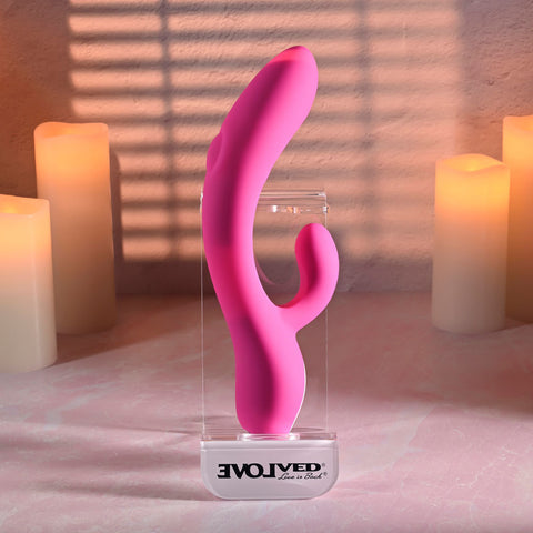 Evolved G-Tapper – USB Rechargeable Rabbit Vibrator with Dual Motors and Flexible G-Spot Shaft > Vibrators > Ladies > Rabbit