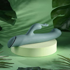 Evolved SATIN SWIRL - 23 cm USB Rechargeable Rabbit Vibrator with Swirling Head > Vibrators > Ladies > Rabbit