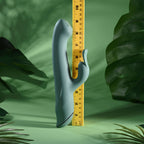 Evolved SATIN SWIRL - 23 cm USB Rechargeable Rabbit Vibrator with Swirling Head > Vibrators > Ladies > Rabbit