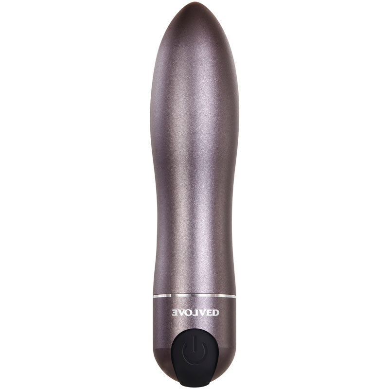 Evolved Travel-Gasm (Gray) – Rechargeable Waterproof Bullet Vibrator BULLETS