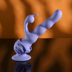 Evolved Wiggly Bunny – USB Rechargeable Rabbit Vibrator with Suction Base > Vibrators > Ladies > Rabbit Multi