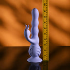 Evolved Wiggly Bunny – USB Rechargeable Rabbit Vibrator with Suction Base > Vibrators > Ladies > Rabbit Multi