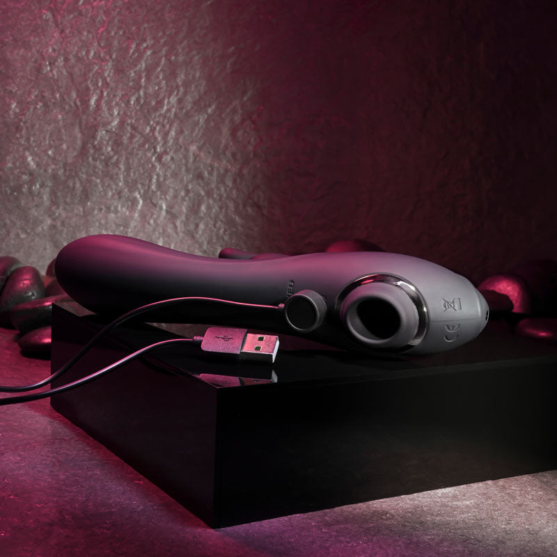 Evolved RABBIT HOLE - 21.2 cm USB Rechargeable Rabbit Vibrator VIBRATORS-RABBIT