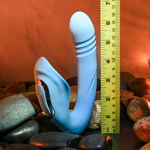 Evolved Tap and Thrust USB Rechargeable Dual Vibrator VIBRATORS