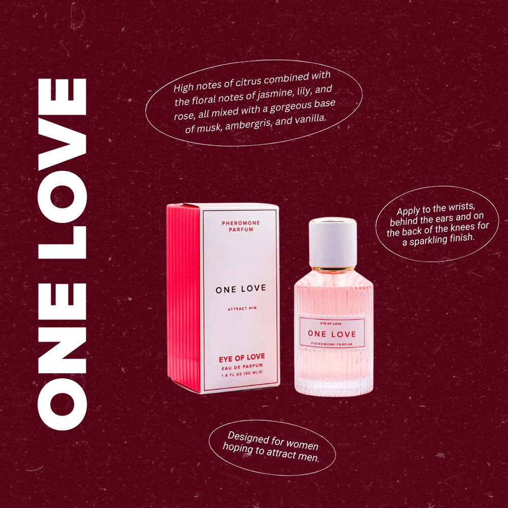 One Love Pheromone Body Spray (50ml) – Attract Him Fragrance for Women > Essentials > Aphrodisiacs