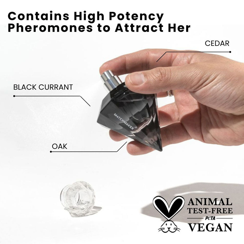 Matchmaker Pheromone Body Spray Black Diamond Attract Her 30ml > Essentials > Aphrodisiacs