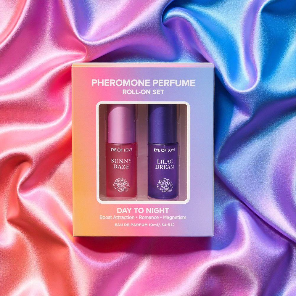 Eye of Love Love in Bloom (Sunny Daze & Lilac Dream) – Pheromone Perfume Roll-On Set for Women > Essentials > Aphrodisiacs