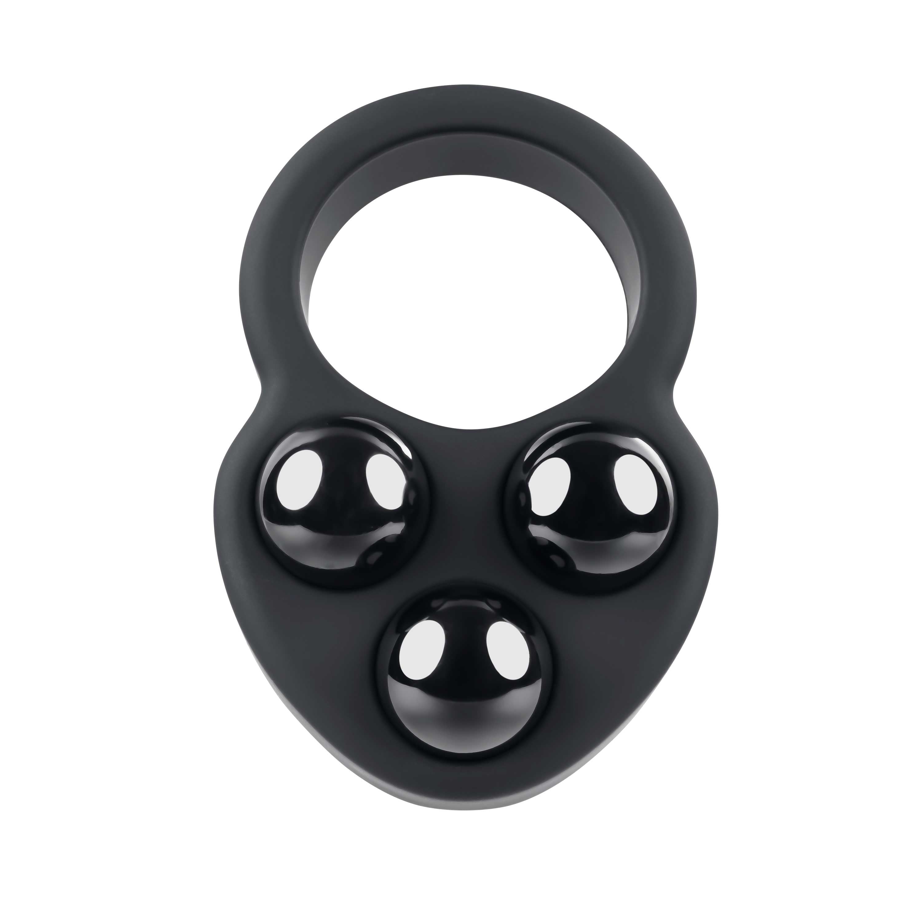 Gender X Workout Ring Weighted Cock Ring Black > Cock Ring > Single Main image