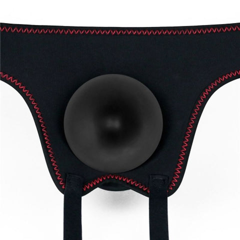 Easy Strap On Set 7.5 Inch Black Dildo With Harness STRAP-ONS
