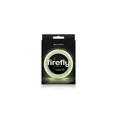Firefly Halo Glow In Dark Clear 60 Millimeter Cock Ring Clear > Cock Ring > Single