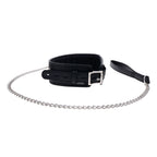 Edge Collar and Leash Neck Restraint with Heavy Duty Metal Leash > Clothes > Unisex Leather