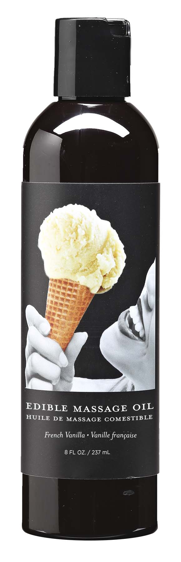 Edible French Vanilla Massage Oil 237ml Sugar Free Bottle Secondary image