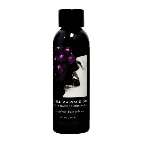Edible Massage Oil Gushing Grape Flavored 59ml Bottle > Essentials > Massage Oil Main image