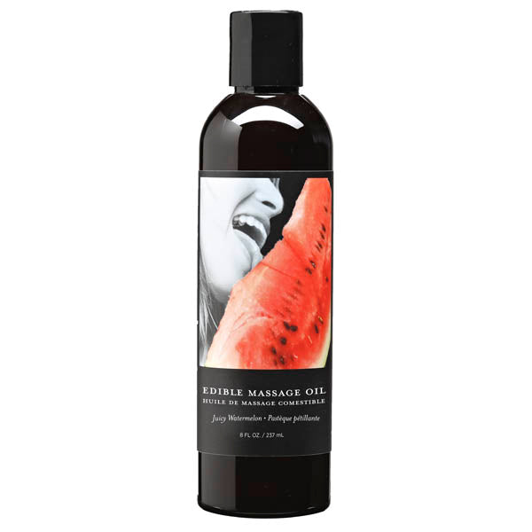 Edible Massage Oil Juicy Watermelon Flavored 237ml Bottle > Essentials > Massage Oil Main image