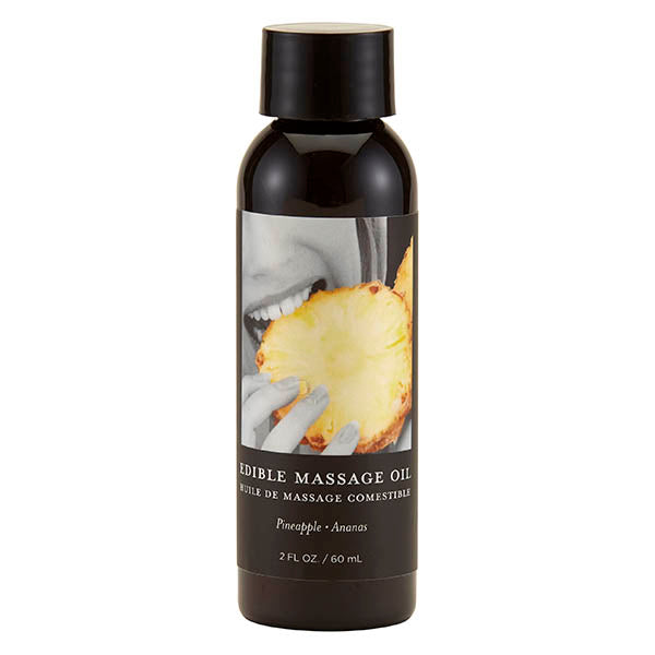Edible Pineapple Massage Oil for Adult Intimacy 59 ml Bottle Massage Oil