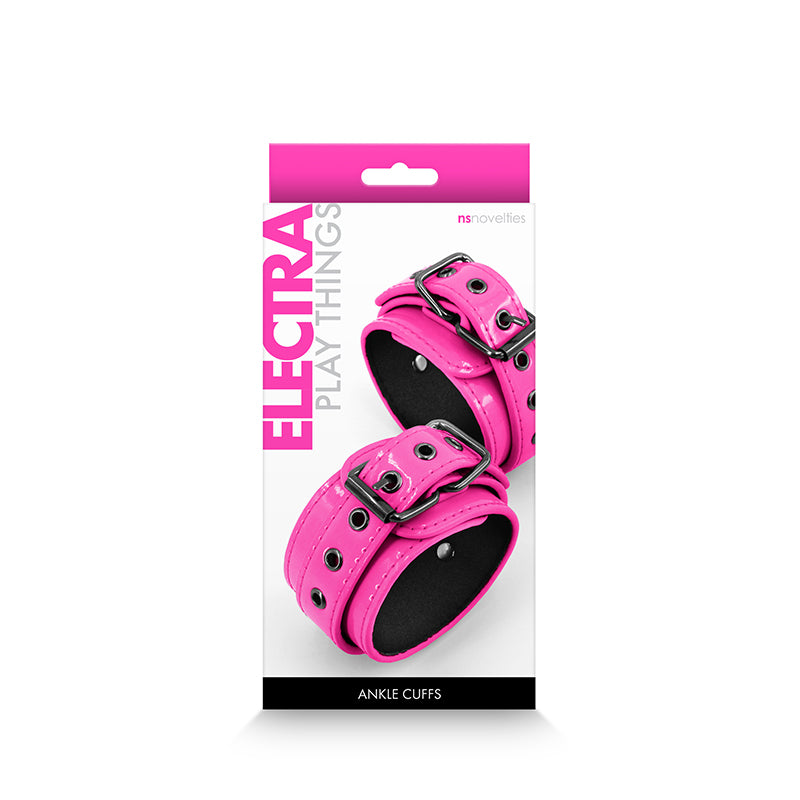 Electra Ankle Cuffs Pink Restraints for Comfortable Play > Bondage Gear > Restraints