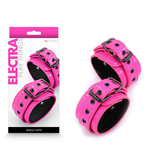 Electra Ankle Cuffs Pink Restraints for Comfortable Play Default Title > Bondage Gear > Restraints