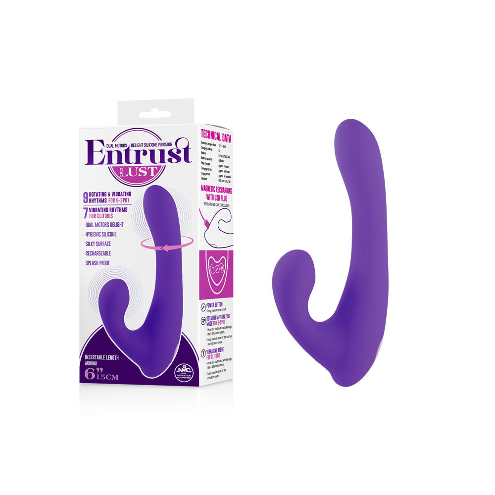 Entrust With Lust G-Spot Vibrator 9 Rotating Rhythms > Vibrators > Ladies > Rabbit Multi