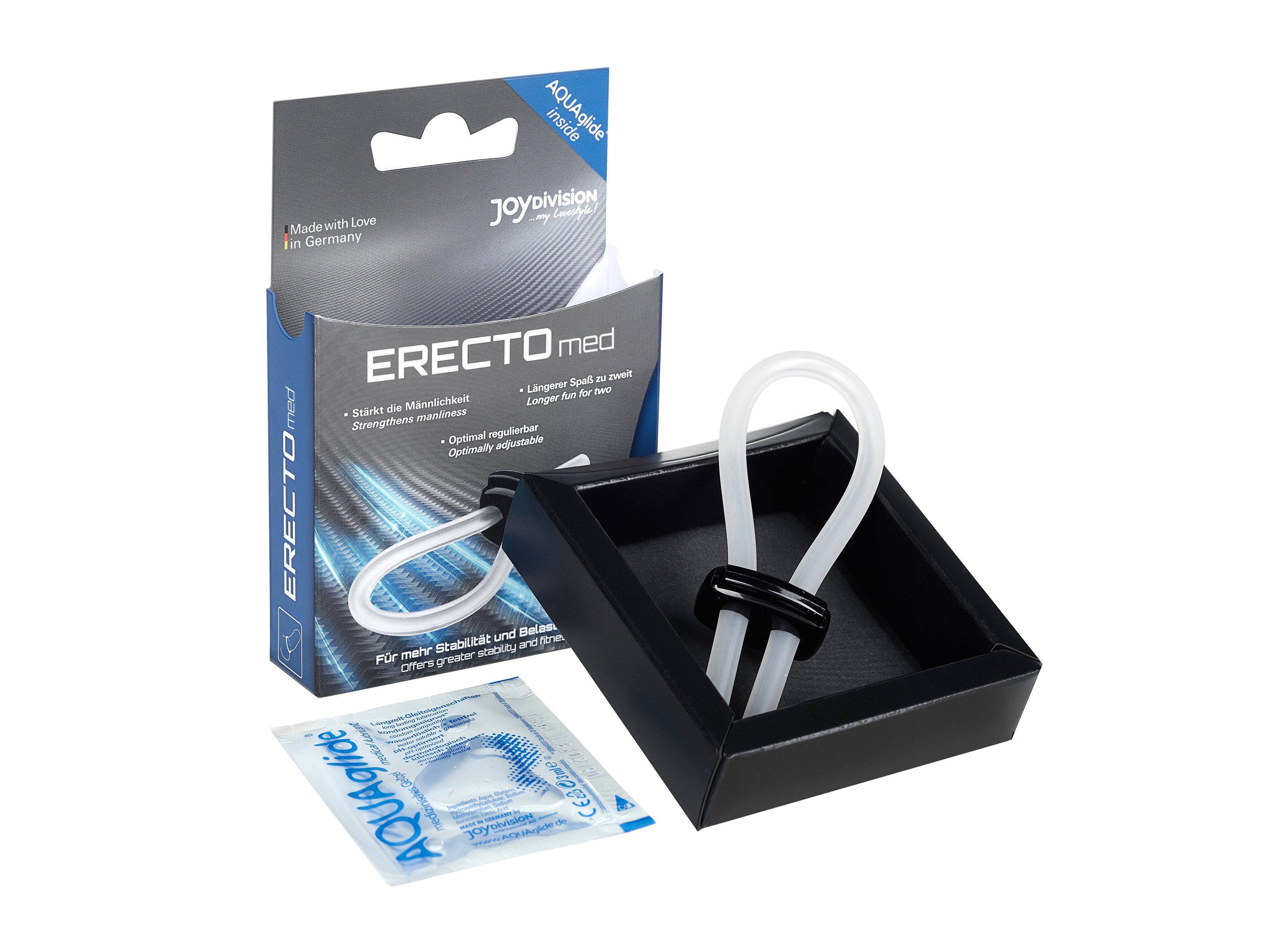 Erectomed Adjustable Clear Cock Ring for Enhanced Intimacy and Performance COCK RINGS