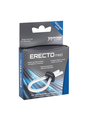 Erectomed Adjustable Clear Cock Ring for Enhanced Intimacy and Performance