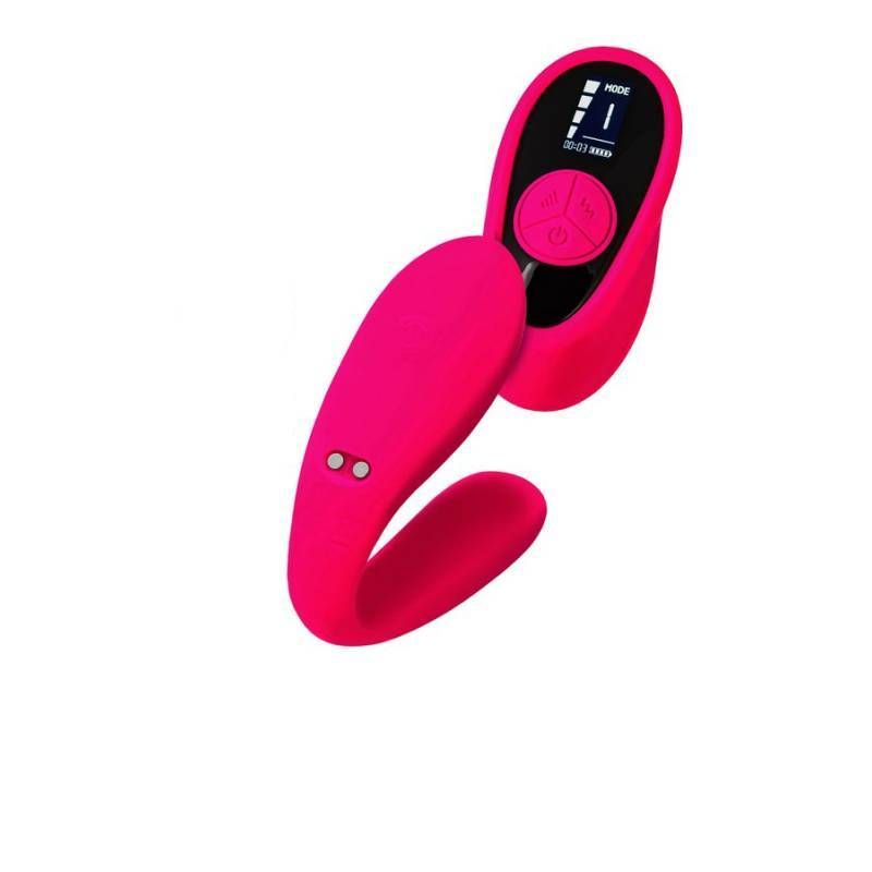 EroTeq Couples Vibrator Dual Motor with Remote Control Pink Couples Toys