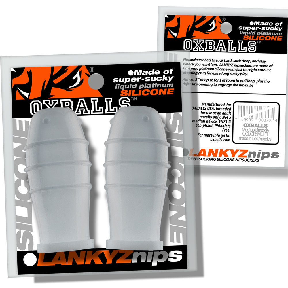 Lankyz Silicone Nipsuckers (Clear) – Silicone Nipple Sucking Toy Clear > Sex Toys > Nipple Suckers