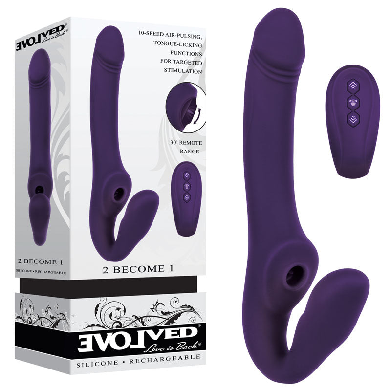 Evolved 2 BECOME 1 23.5 cm Strapless Strap-On > Dildos > Strapless Strap Ons Main image