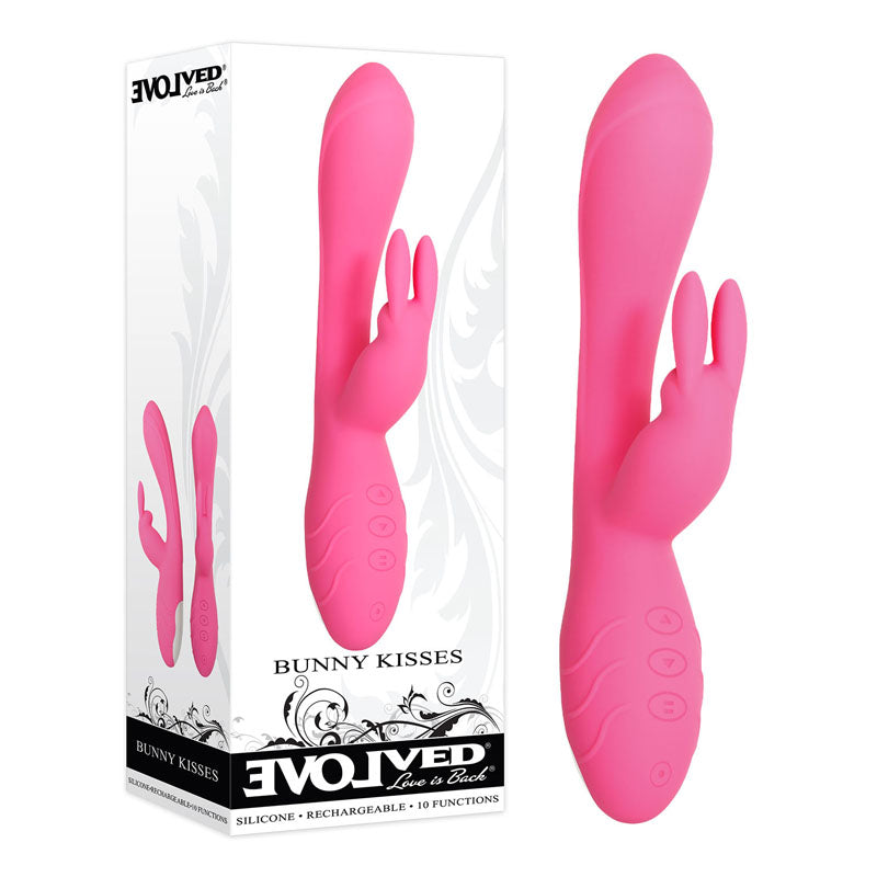 Evolved Bunny Kisses 20 Centimeter Rabbit Vibrator > Vibrators > Ladies > Rabbit