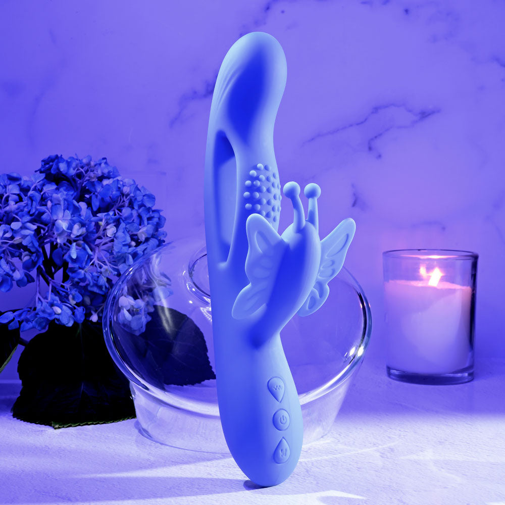 Evolved Butterfly Dreams Vibrator 23.8cm Flexible Design VIBRATORS-RABBIT-MULTI
