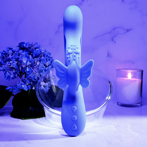 Evolved Butterfly Dreams Vibrator 23.8cm Flexible Design VIBRATORS-RABBIT-MULTI