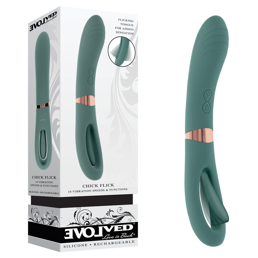 Evolved CHICK FLICK Double-Ended Vibrator 24 cm Secondary image
