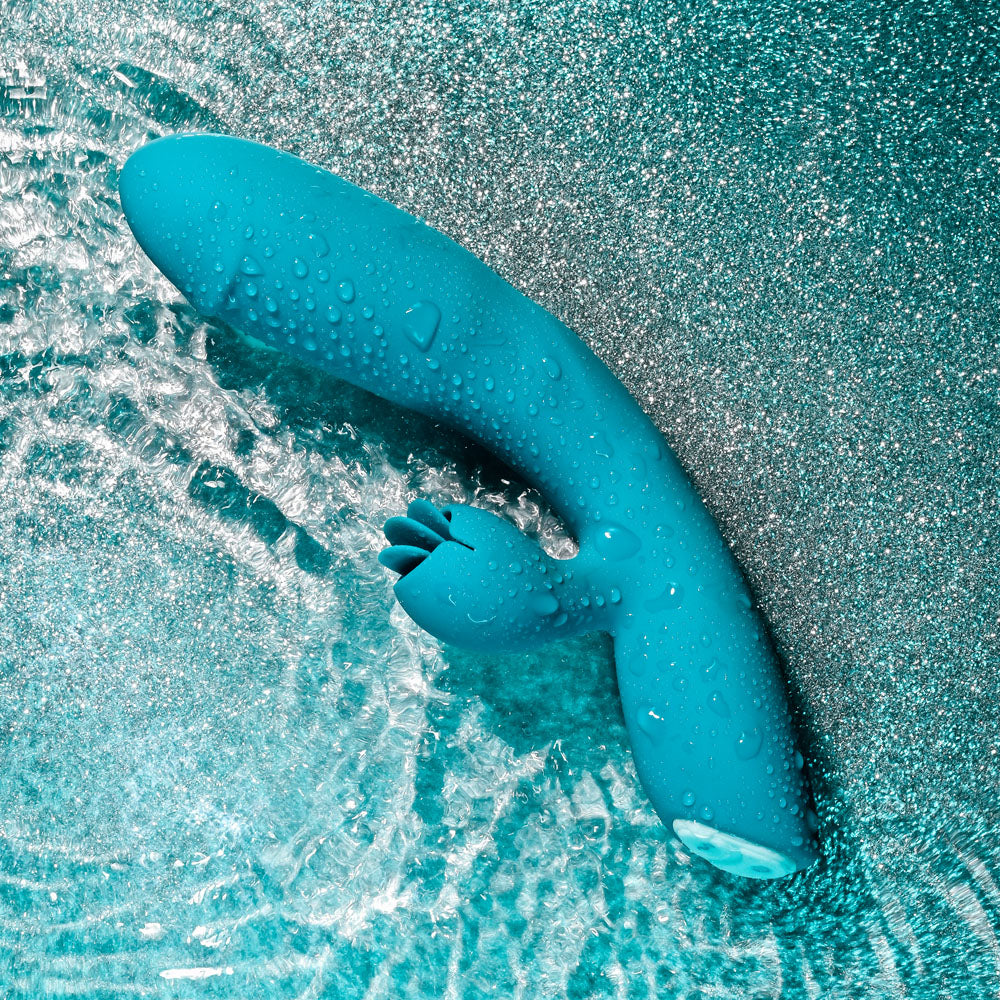 Evolved FIERCE FLICKER Dual Vibe 19.5cm Waterproof > Vibrators > Ladies > Rabbit