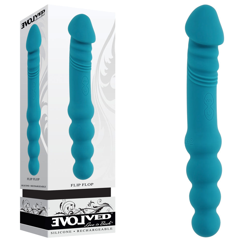 Evolved Flip Flop 23.1 Centimeter Dual Ended Vibrator > Vibrators > Standard Vibrators